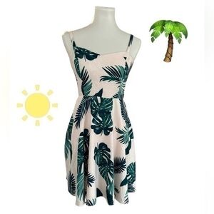 Palm tree cami dress